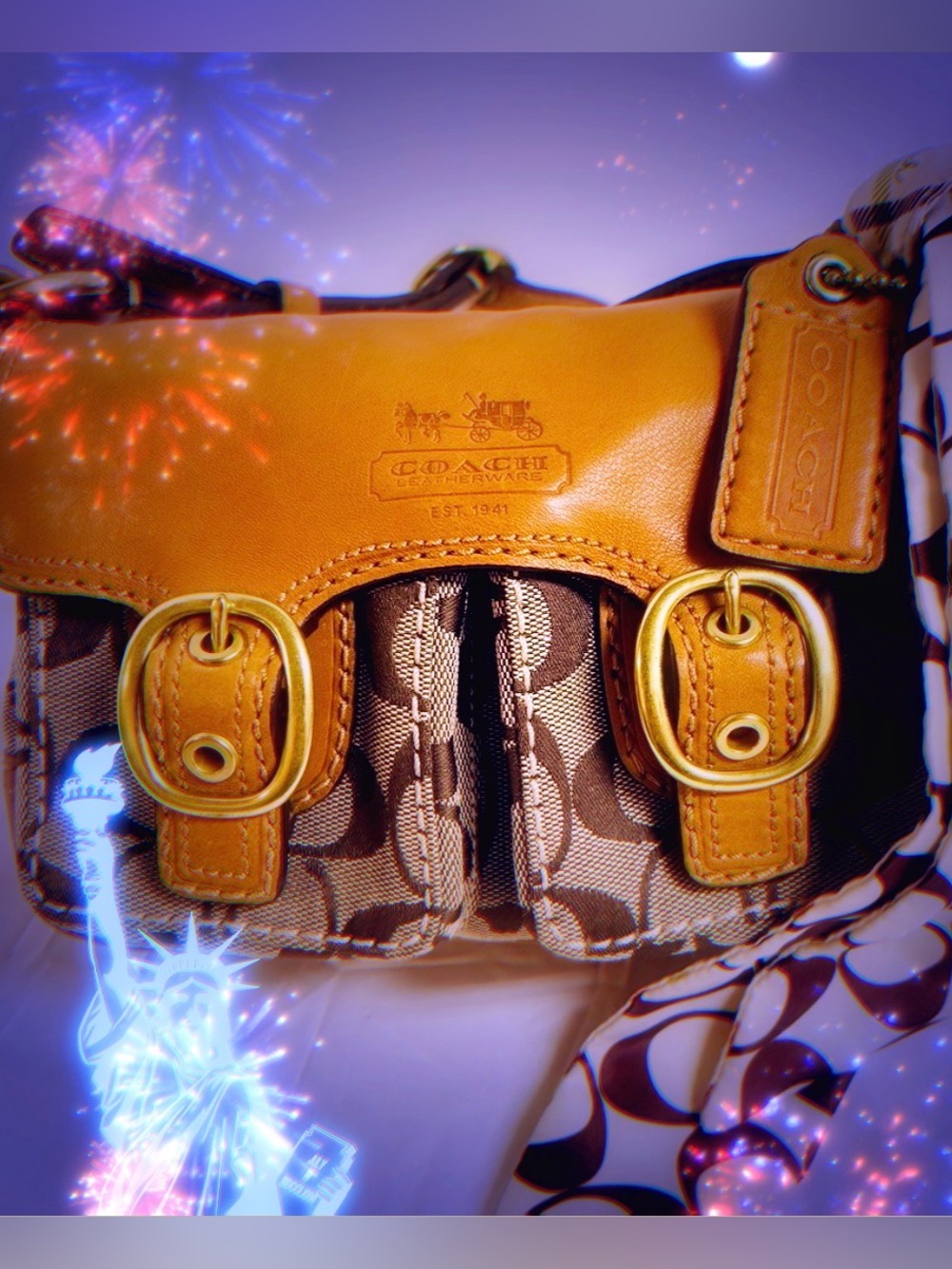 Coach mini  Bleeker shoulder bag